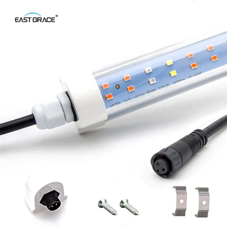 4FT T8 Waterproof Integrated LED Tube Grow Light